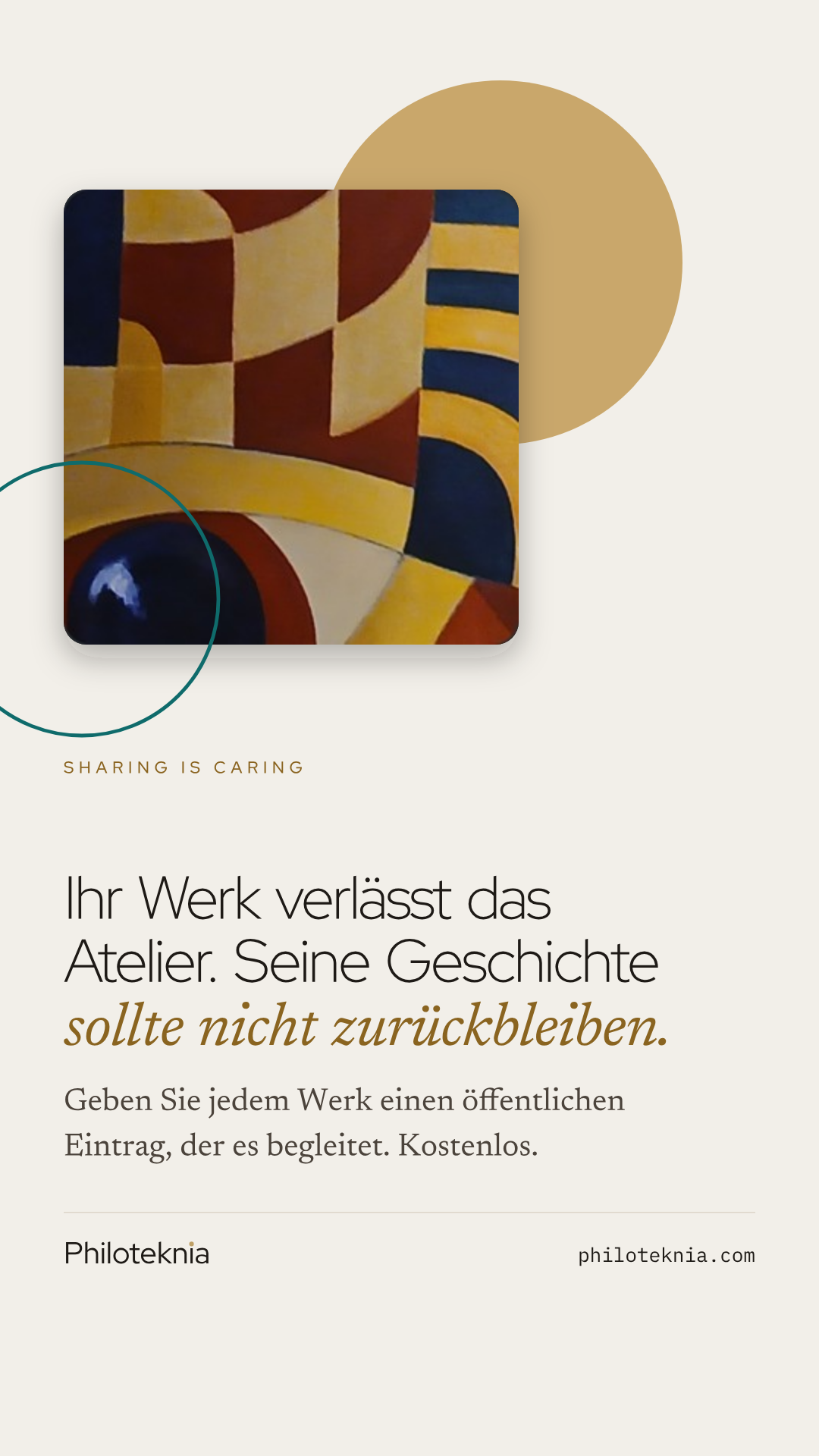 Ein Bild zum Posten: Tragen Sie Ihre eigenen Werke ein.