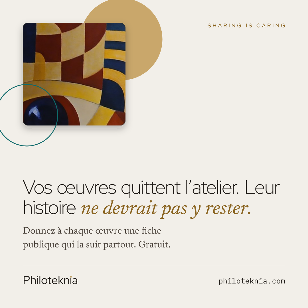 Une image à publier : Inscrivez vous-même votre art au registre.