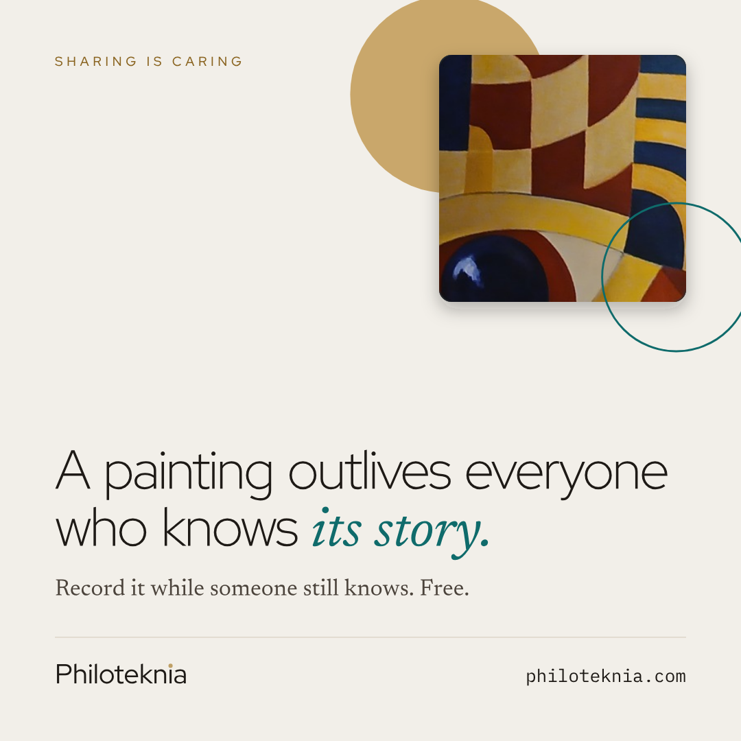 A picture to post: Put the art you look after on record.